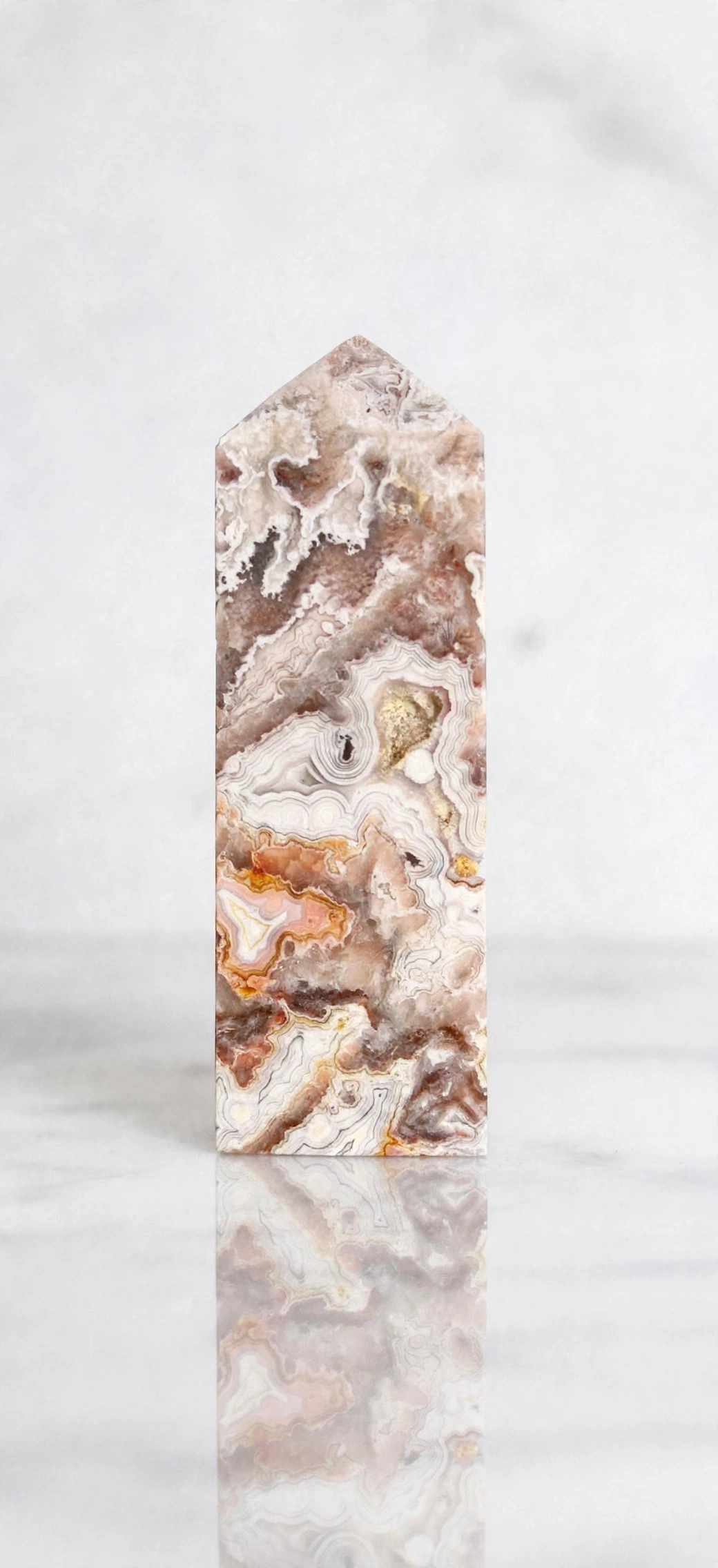 Crazy lace agaat punt
