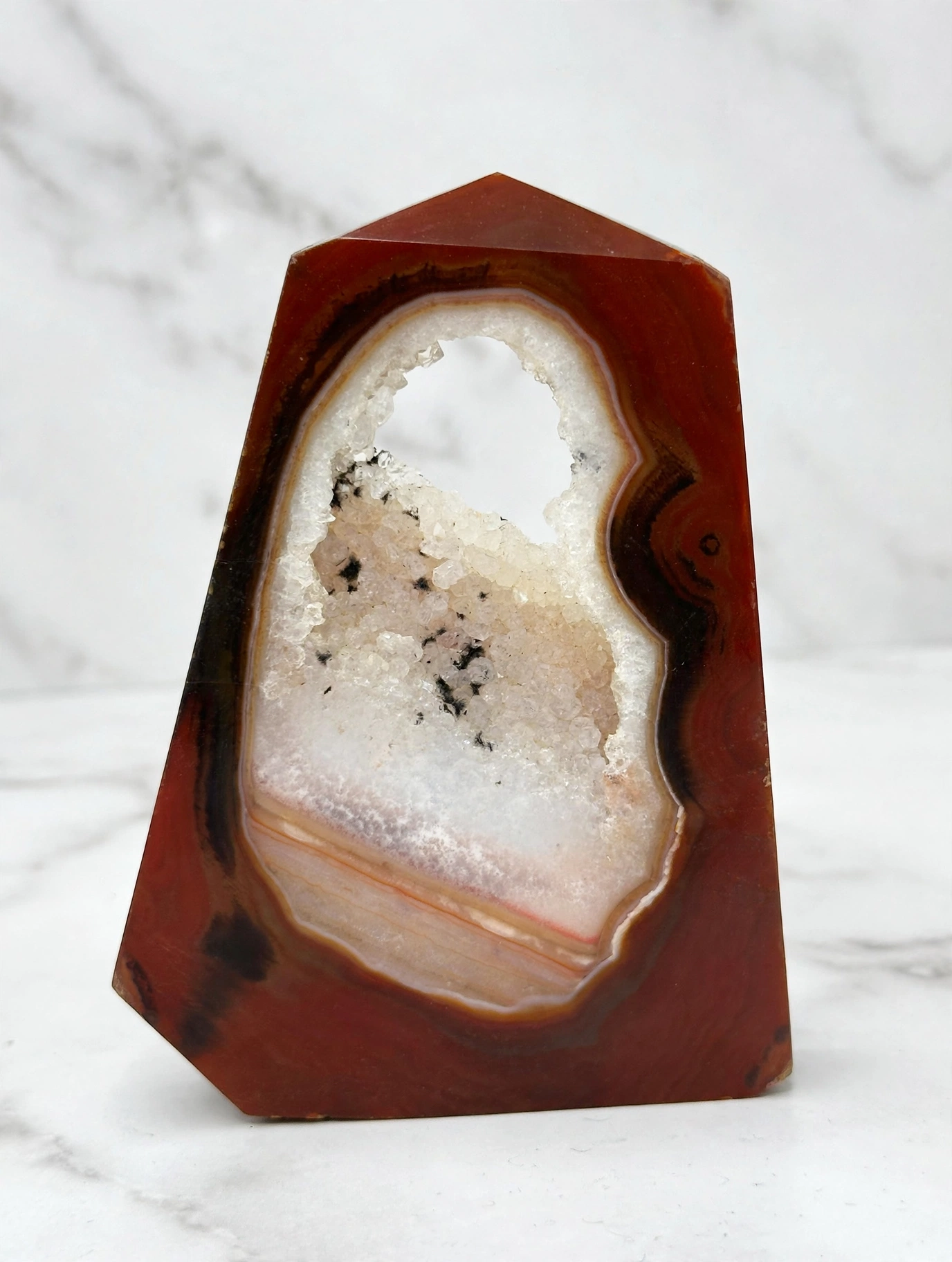 Druzy carneool punt